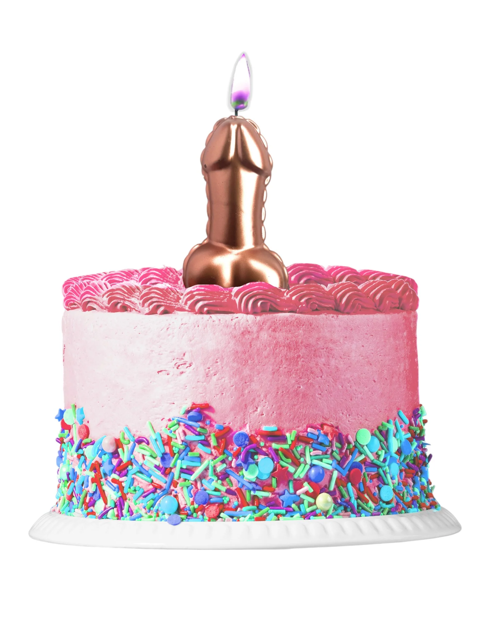 Glitterati Penis Candle