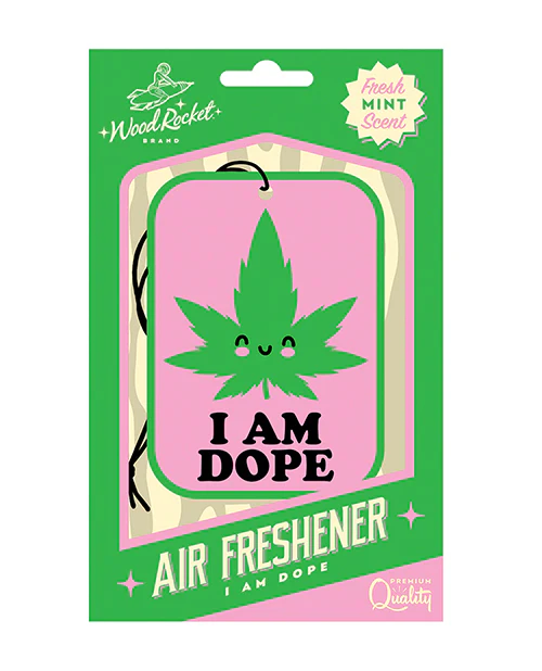 Wood Rocket "I am Dope" Air Freshener